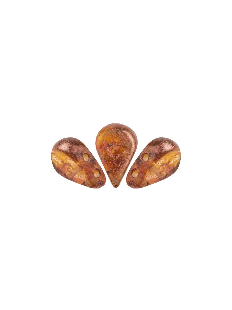 AMOS® par Puca® 5x8mm, Crystal Copper Spotted, 25vnt.