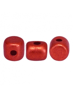 MINOS® par Puca®, 2,5x3mm, Red Metallic Mat, 100vnt.