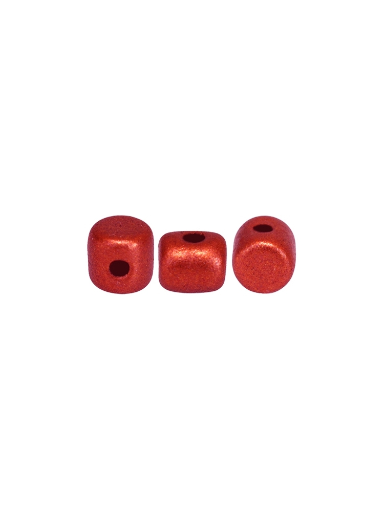 MINOS® par Puca®, 2,5x3mm, Red Metallic Mat, 100vnt.