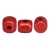 MINOS® par Puca®, 2,5x3mm, Red Metallic Mat, 100vnt.