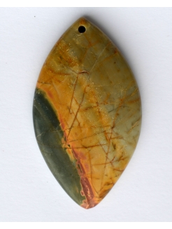 Picture Jasper pendant bead