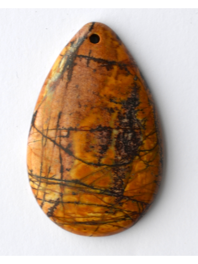 Picture Jasper pendant bead