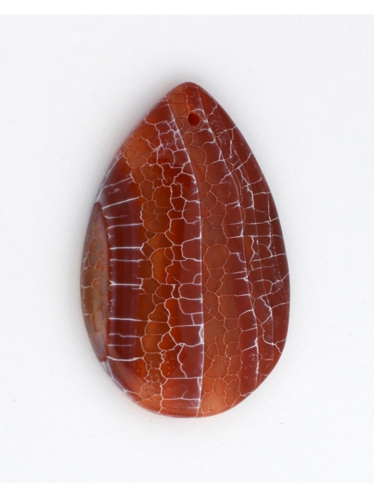 Dragon veins agate pendant bead