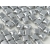 Wibeduo® 8 x 8 mm Aluminium Silver 10pcs.