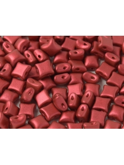 Wibeduo® 8 x 8 mm Lava Red...