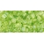 TOHO Triangle 8/0 Trans-Rainbow Lime Green 10g