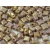 Wibeduo® 8 x 8 mm Chalk White Lila Gold Luster 10pcs.