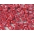 Wibeduo® 8 x 8 mm Opaque Red Shimmer 10pcs.