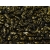 Stormduo 3 x 7 mm Jet Antique Gold Splash 20 pcs.