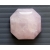 Rožinio kvarco kabošonas 18x18mm.