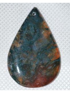 Moss Agate Pendant Bead