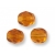 Fire polish Topaz 6mm. 40pcs.