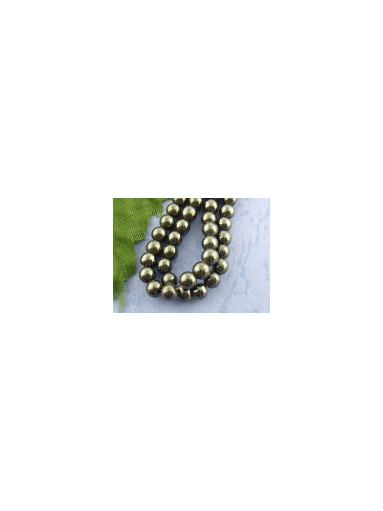 B00132 Hematito karoliukai 4mm. Pakuotė 20vnt. B00132 Hematito karoliukai 4mm. Pakuotė 20vnt.